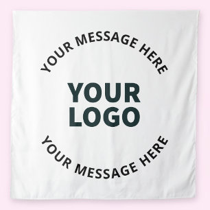 Uw logo, ontwerp, foto, artwork of andere afbeeldi wandkleed