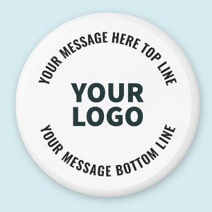 Uw Logo-ontwerp of -Afbeelding Vetgedrukte bewer Magneet