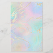 uw logo op faux iridescent effect flyer (Achterkant)