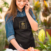 Uw Logo op om het even welke kleurenachtergrond Schort