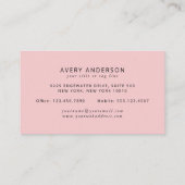 Uw Logo op om het even welke kleurenachtergrond Visitekaartje (Achterkant)