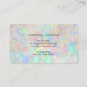 Uw logo op Opal visitekaartje (Achterkant)