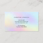 · Uw logo op pastel gradient achtergrond Visitekaartje (Achterkant)