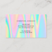 Uw logo op pastel simuleerde irischemie visitekaartje (Achterkant)