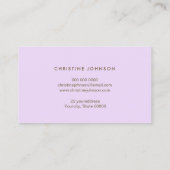 Uw logo | parelmoergolfontwerp visitekaartje (Achterkant)