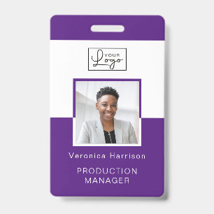 Uw Logo Personeelsfoto ID-badge  Badge
