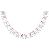 Uw Logo persoonlijke feestdag Vlaggetjes (Alle)