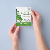 Uw Logo Professional Tree Services Flyer (Hand)