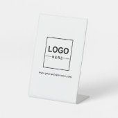 Uw Logo Professional Wit Reclamebord Met Voetstuk (Voorkant)