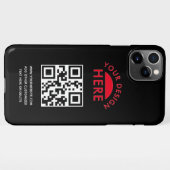 Uw Logo- & QR-code Business Promotiona iPhone Cas iPhone Hoesje (Achterkant horizontaal)