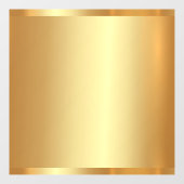 Uw Logo QR-code Tekst Goud Lege Achtergrond Raamsticker (Vel)