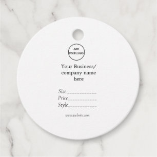 Uw logo QR website sociale prijs labels