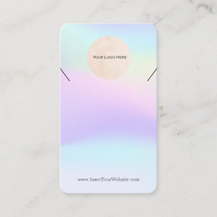 Uw Logo Rainbow Ketting Display kaart Visitekaartje
