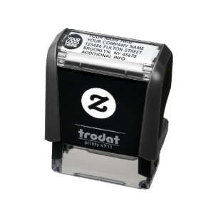 Uw Logo Retouradres 5 lijnen op maat Zelfinktende Stempel