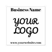 Uw Logo Retromodern Zelfinktende Stempel (Design)