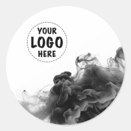 Uw Logo Smokey Gothic productlabel Ronde Sticker