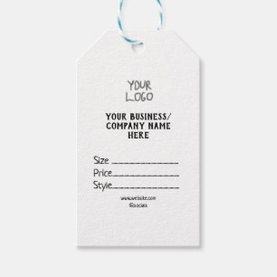 Uw logo social media QR code Prijs labels Cadeaulabel