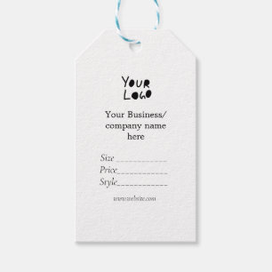 Uw logo social media QR code Prijs labels Cadeaulabel