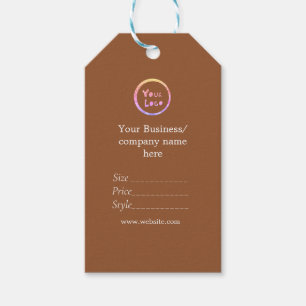 Uw logo social media QR code Prijs labels Cadeaulabel