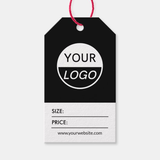 Uw Logo sociale media Moderne prijs-cadeauLabel Cadeaulabel (Voorkant)