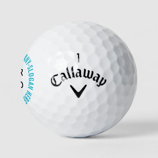 Uw Logo stempels golfballen Voorbeeld aangepaste t (Logo)