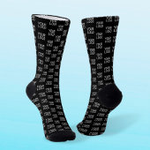 Uw Logo | Stijlvol half stap patroon Sokken