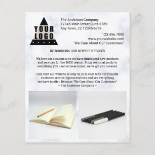 Uw Logo stijlvolle Creëer Uw eigen foto 2 Flyer