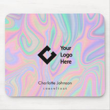 Uw Logo + tekst - Holografische Iridescent