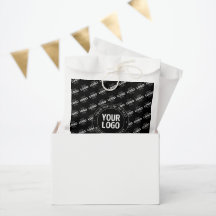 Uw Logo &  tekst met Logo Pattern