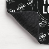 Uw Logo &  tekst met Logo Pattern Muismat (Hoek)