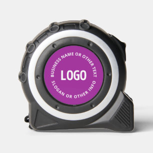 Uw Logo & tekst Paarse Violet Rolmaat