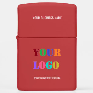 Uw Logo Tekst Zakelijke Promotionele Zippo Aanstek