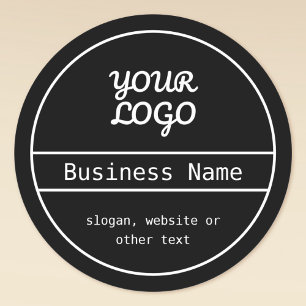 Uw Logo Uniek Bewerkbaar Zakelijk Design Ronde Sticker