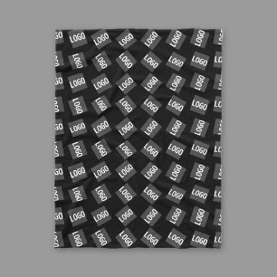 Uw Logo Uniek logo, ontwerp of afbeeldingspatroo Fleece Deken