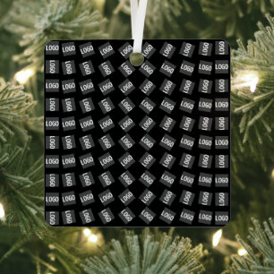 Uw Logo   Uniek logo, ontwerp of beeldpatroon  Metalen Ornament