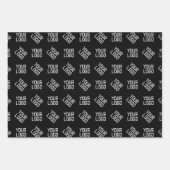 Uw Logo | Unieke afwisselende Logo of ontwerp Inpakpapier Vel (Voorkant 2)