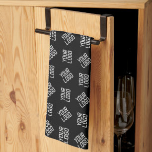 Uw Logo   Unieke afwisselende Logo of ontwerp Theedoek