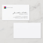 Uw Logo van het Bedrijf hier Professionele Moderne Visitekaartje (Voorkant / Achterkant)