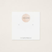 Uw Logo verdient een DisplayCard Vierkante Visitekaartjes (Voorkant)