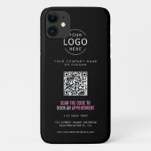 Uw Logo Visitekaartje met QR Code Case-Mate iPhone Case (Achterkant)