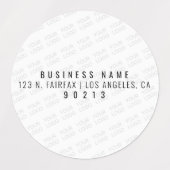 Uw Logo wordt automatisch lichter & herhalend Labels (Design 2)