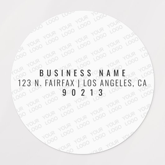 Uw Logo wordt automatisch lichter & herhalend Labels (Design 2)