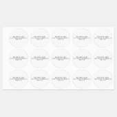 Uw Logo wordt automatisch lichter & herhalend Labels (Vel)