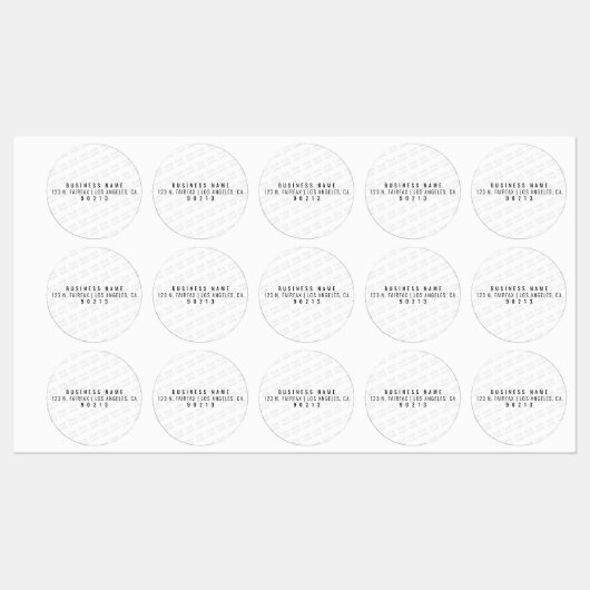 Uw Logo wordt automatisch lichter & herhalend Labels (Vel)