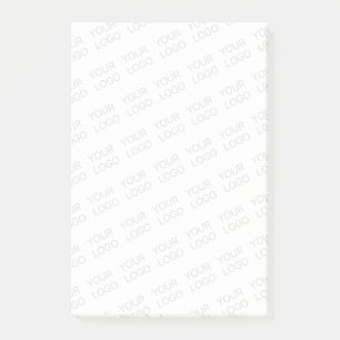 Uw Logo wordt automatisch lichter & herhalend Post-it® Notes