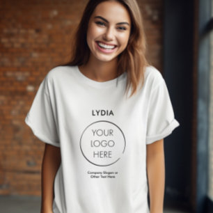 Uw Logo Zakelijk Branding Promotie met Naam T-shirt