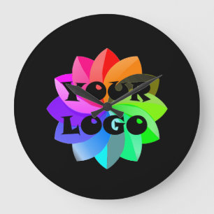 Uw Logo Zakelijk Kantoor Acrylaat Wandklok Grote Klok