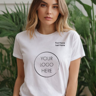 Uw Logo Zakelijk Merken Promotie met Naam T-shirt
