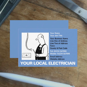 Uw lokale elektricien Visitekaartje
