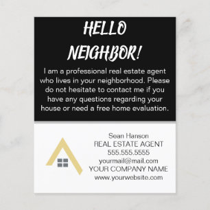 Uw lokale makelaar in onroerend goed Marketing Flyer
